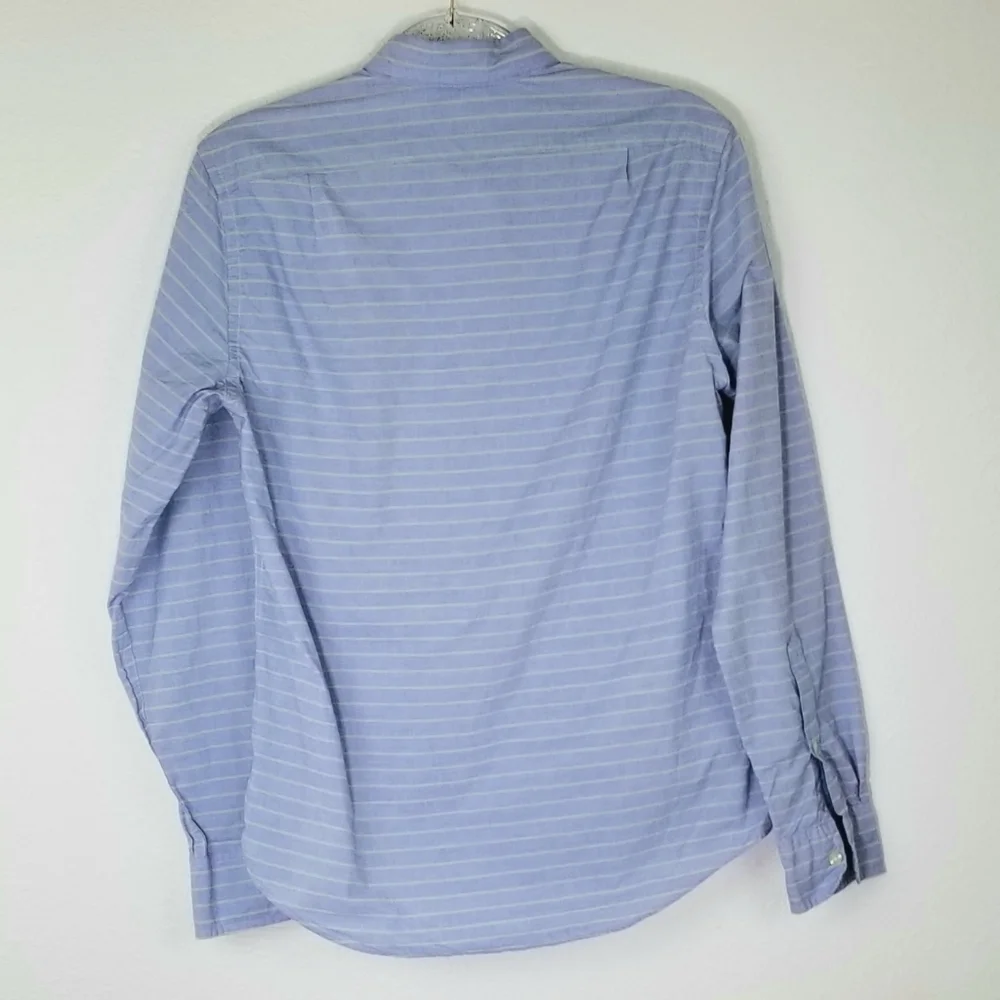 J. CREW Button-Down Slim Fit Blue/Green Shirt, S